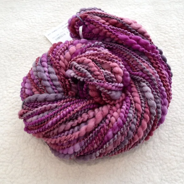 Handspun Chunky Tasmanian Merino Yarn in Barossa Pink 13277
