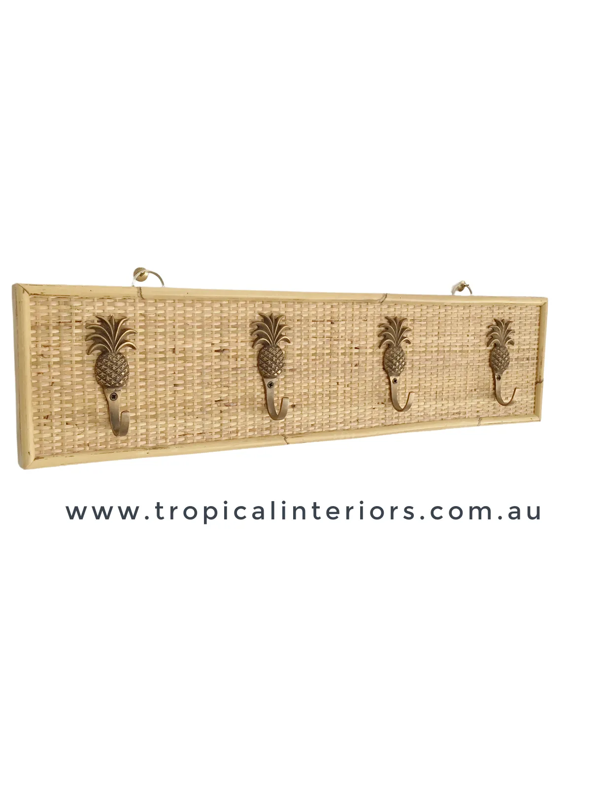 Islander Rattan Pineapple Coat Hook