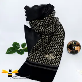 Men's Faux Cashmere Knit Bee Scarf - 5 Colours