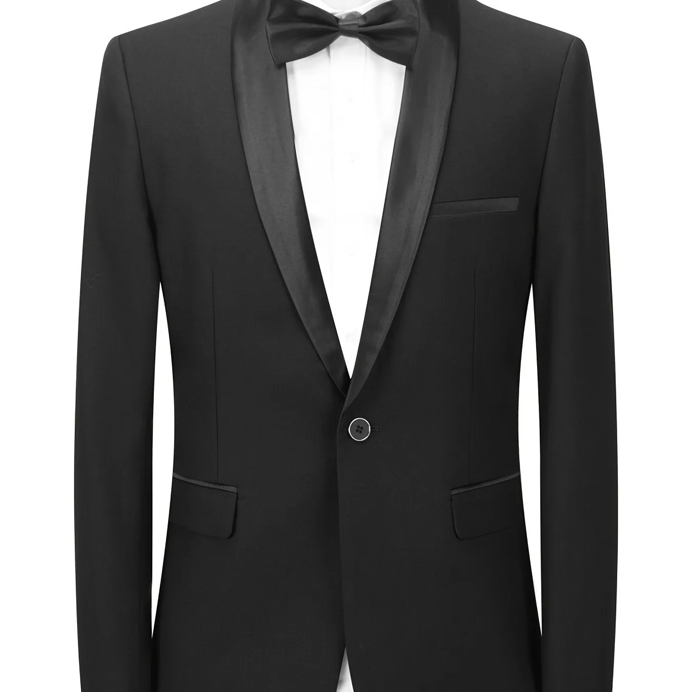Purple Blazer For Men | OneButton Casual Suit Coat With Flap Pockets