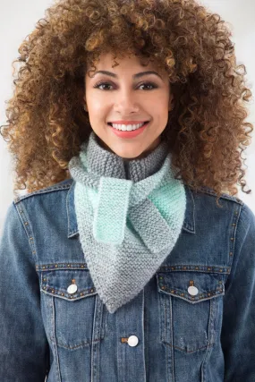 Triangle Tied Scarf (Knit)