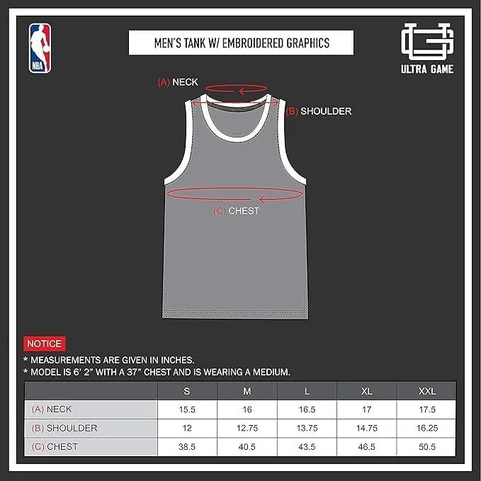 Ultra Game NBA Official Men’s Super Soft Sleeveless Tank Top Muscle T-Shirt - Unisex, Los Angeles Lakers, Black|Los Angeles Lakers