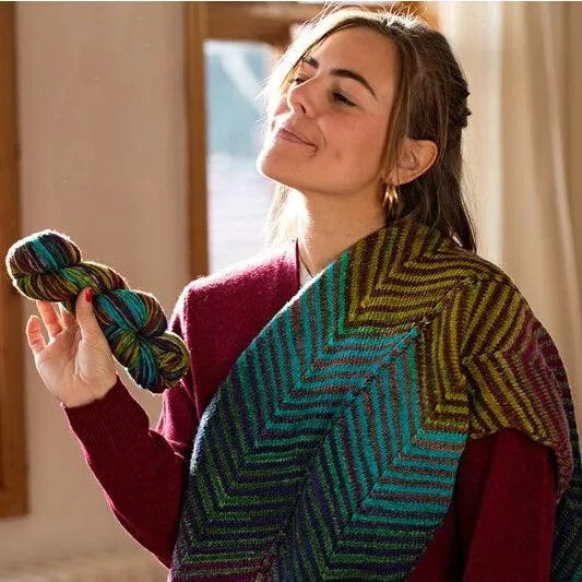 Uneek Chevron Scarf Kit | Fingering / DK / Worsted Weights