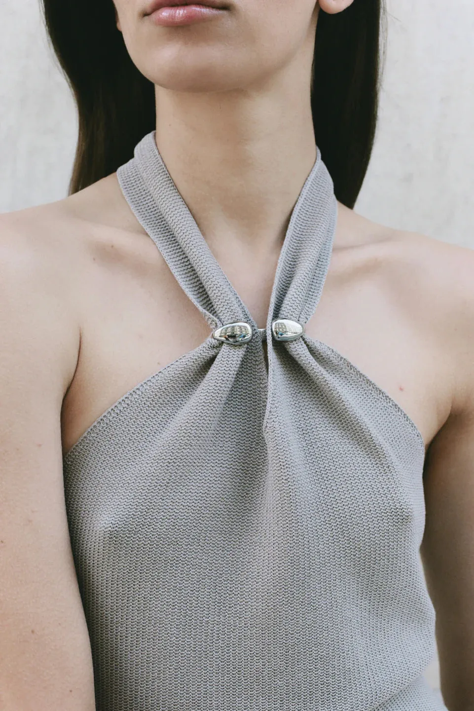 ZINNIA KNIT TOP | Taupe